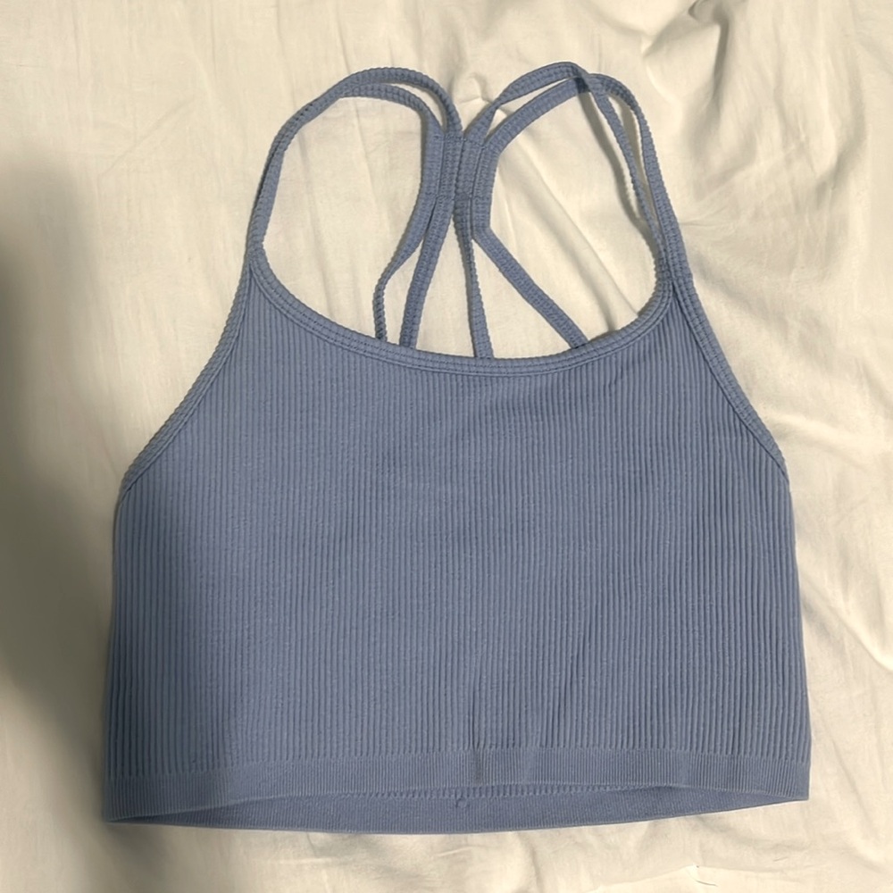 Blue Sports Bra